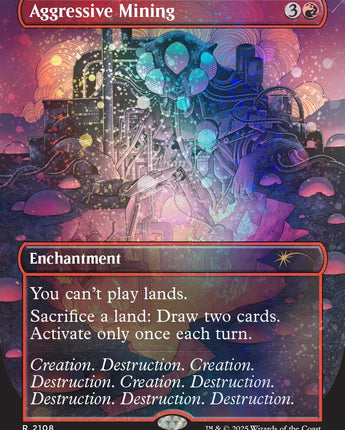 Aggressive Mining (Galaxy Foil)