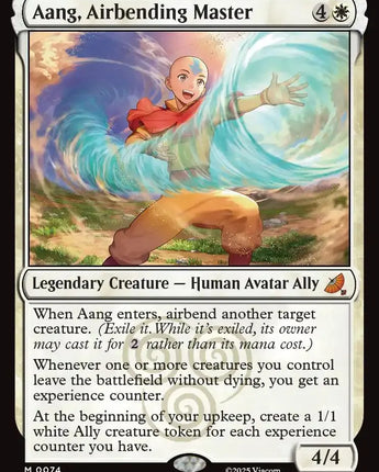 Aang, Airbending Master