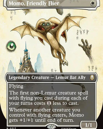 Momo, Friendly Flier (Borderless)