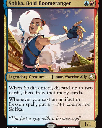 Sokka, Bold Boomeranger