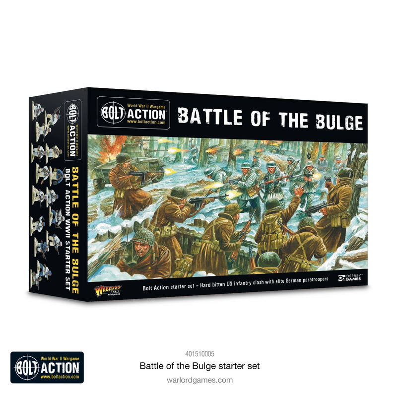 Load image into Gallery viewer, Bolt Action 3rd Edition Battle of the Bulge Starter Set
