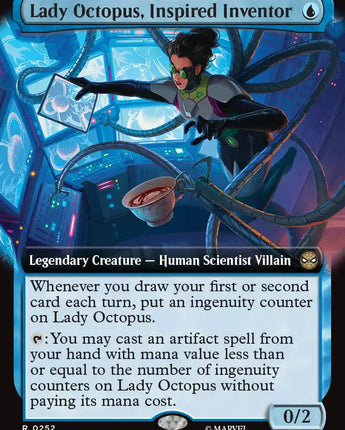 Lady Octopus, Inspired Inventor (Extended Art)
