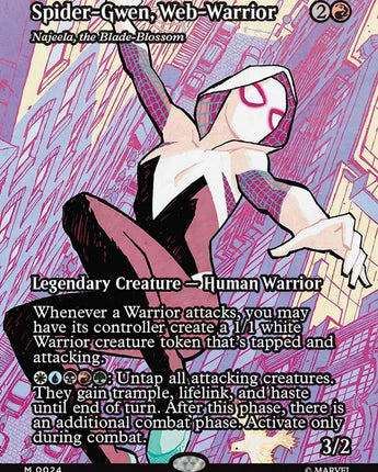 Spider-Gwen, Web-Warrior - Najeela, the Blade-Blossom (Borderless)