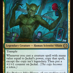 Jackal, Genius Geneticist
