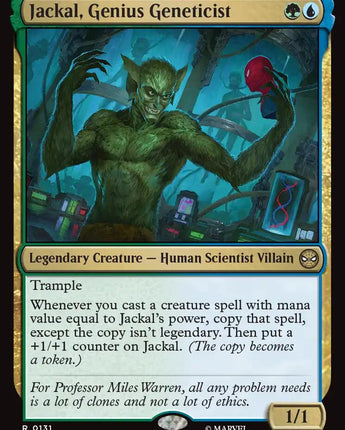Jackal, Genius Geneticist