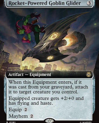 Rocket-Powered Goblin Glider (Extended Art)