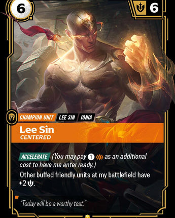 Lee Sin - Centered (Alternate Art)
