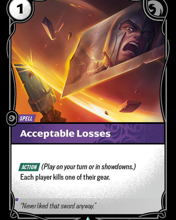 Acceptable Losses