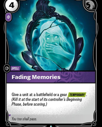 Fading Memories
