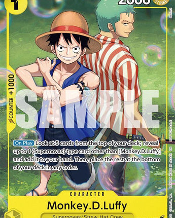 Monkey.D.Luffy (Learn Together Deck Set - Set Sail Event)