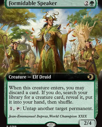 Formidable Speaker (Extended Art)
