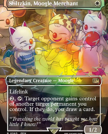 Stiltzkin, Moogle Merchant (Borderless) (Chocobo Track Foil)
