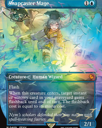 Snapcaster Mage (Borderless) (Chocobo Track Foil)