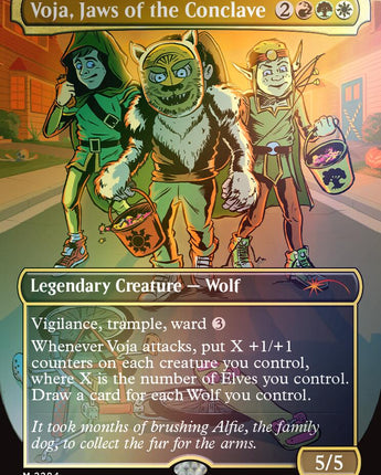Voja, Jaws of the Conclave (Rainbow Foil)
