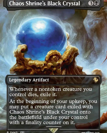 Chaos Shrine's Black Crystal (Borderless)