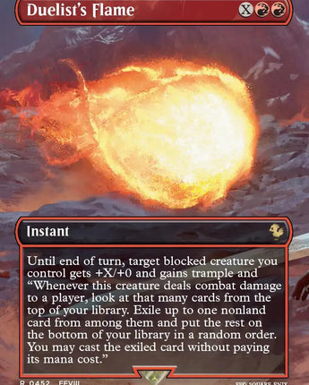 Duelist's Flame (Borderless)