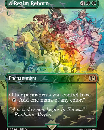 A Realm Reborn (Borderless) (Chocobo Track Foil)