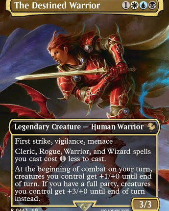 The Destined Warrior (Borderless)