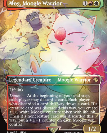 Mog, Moogle Warrior (Borderless) (Chocobo Track Foil)