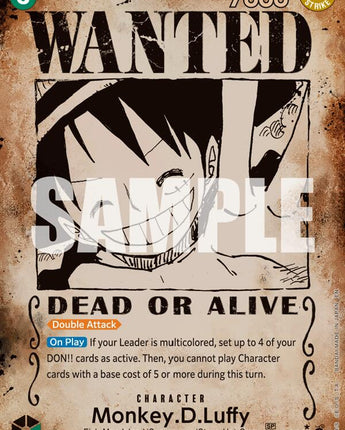 Monkey.D.Luffy (118) (Wanted Poster)