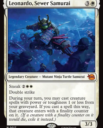 Leonardo, Sewer Samurai