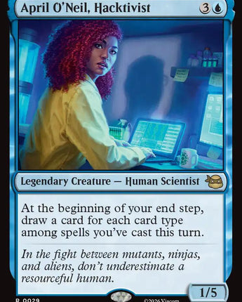 April O'Neil, Hacktivist