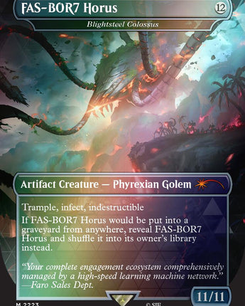FAS-BOR7 Horus - Blightsteel Colossus (Rainbow Foil)
