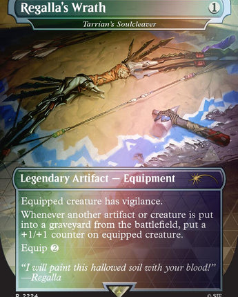 Regalla's Wrath - Tarrian's Soulcleaver (Rainbow Foil)