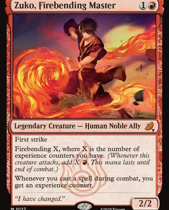 Zuko, Firebending Master