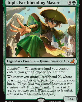 Toph, Earthbending Master