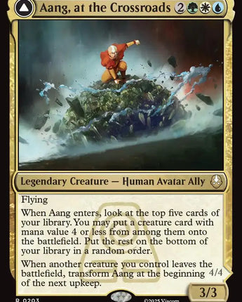 Aang, at the Crossroads