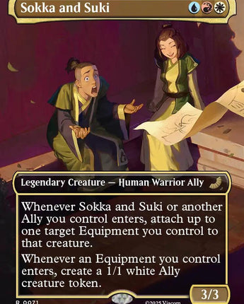 Sokka and Suki (Borderless)