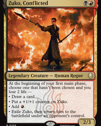 Zuko, Conflicted