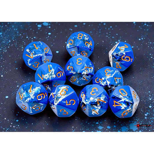 Chessex Dice: 10d10 Brush Dice: Wavebreak 