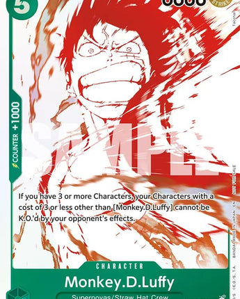 Monkey.D.Luffy - OP07-033 (3rd Anniversary Treasure Campaign Pack)