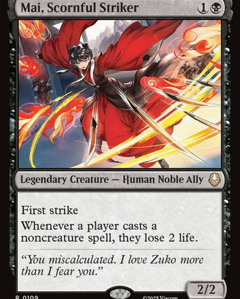 Mai, Scornful Striker