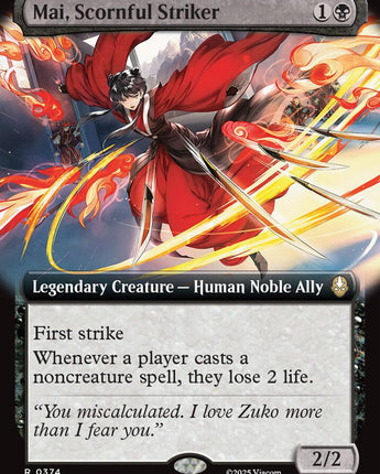 Mai, Scornful Striker (Extended Art)