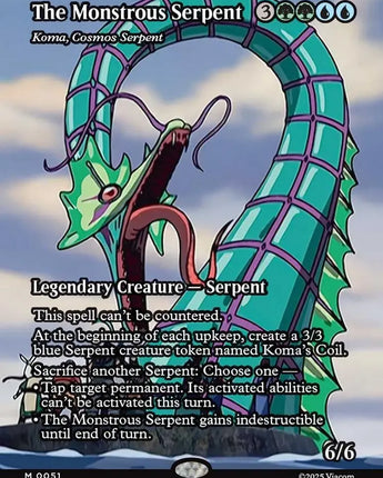 The Monstrous Serpent - Koma, Cosmos Serpent (Borderless)