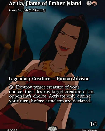 Azula, Flame of Ember Island - Diaochan, Artful Beauty (Borderless)