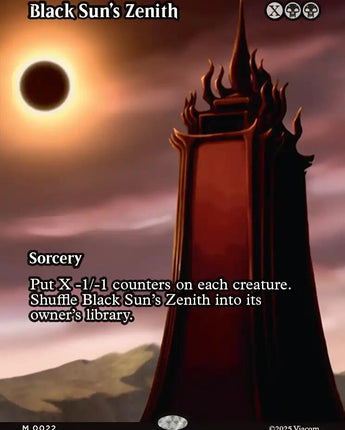 Black Sun's Zenith (Borderless)