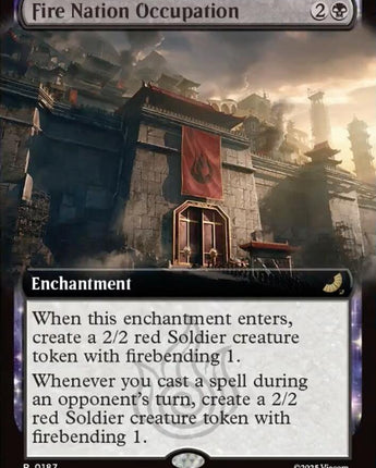 Fire Nation Occupation (Extended Art)