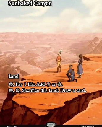 Sunbaked Canyon (Borderless)
