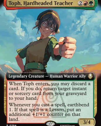 Toph, Hardheaded Teacher (Extended Art)