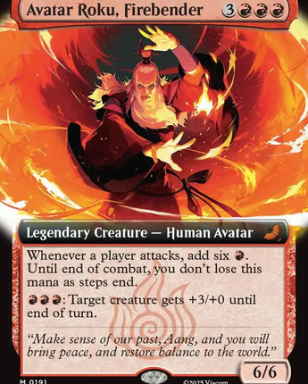 Avatar Roku, Firebender (Extended Art)