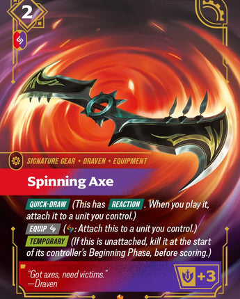 Spinning Axe