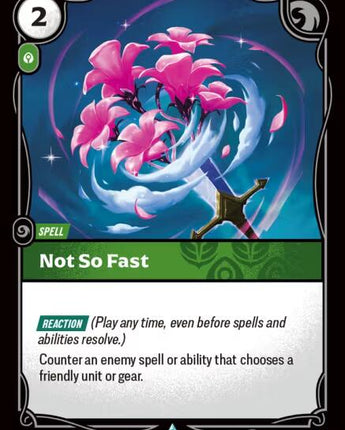 Not So Fast