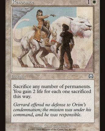 Renounce