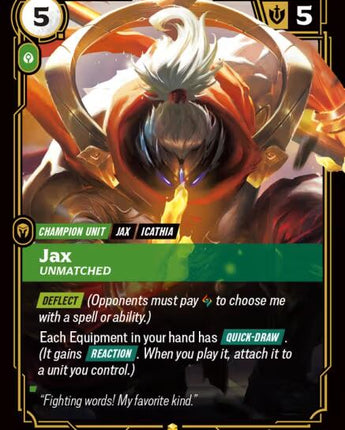 Jax - Unmatched (Alternate Art)