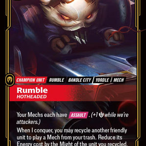 Rumble - Hotheaded (Alternate Art)