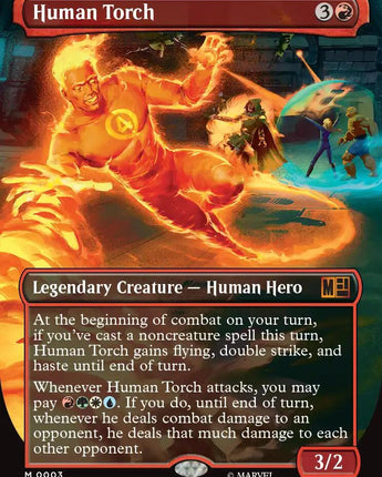 Human Torch (Borderless)